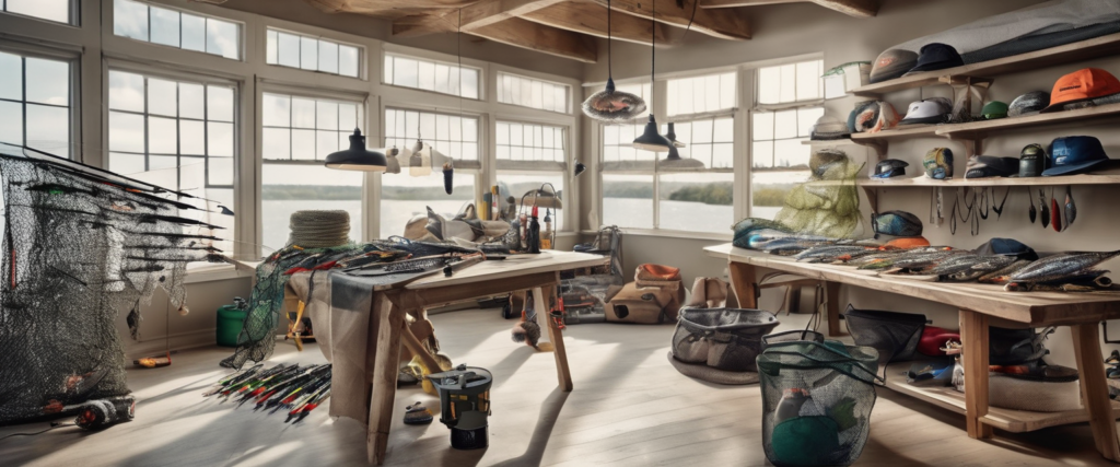 Illustration for fishing gear